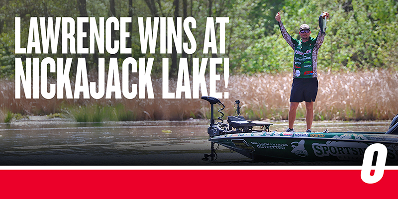 OPTIMA Batteries sponsored angler Jake Lawrence wins at Nickajack Lake in Major League Fishing