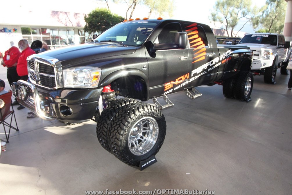 Snow Performance Lifted Dodge Ram truck at the 2010 SEMA Show