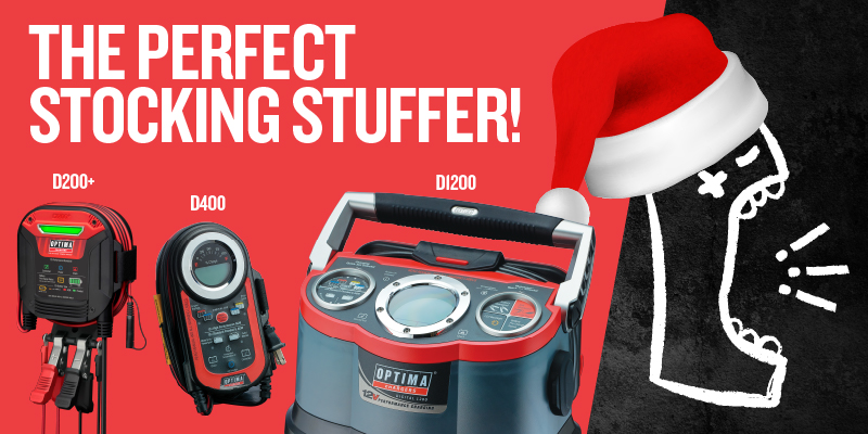 OPTIMA Chargers are the perfect stocking stuffer