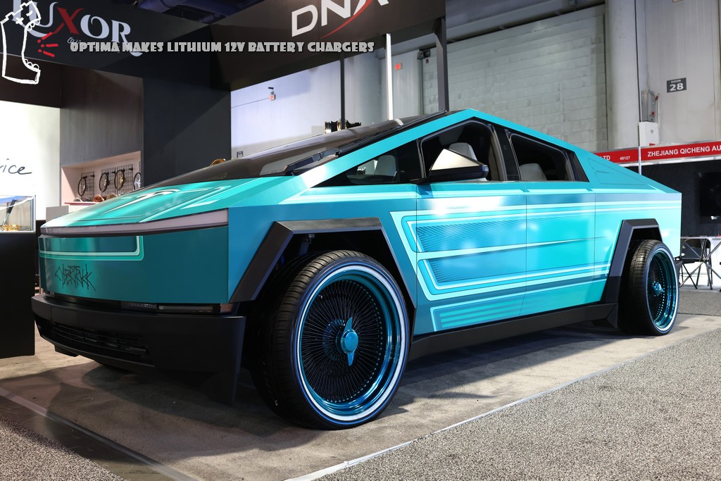 Tesla Cybertruck at the 2024 SEMA Show in Las Vegas
